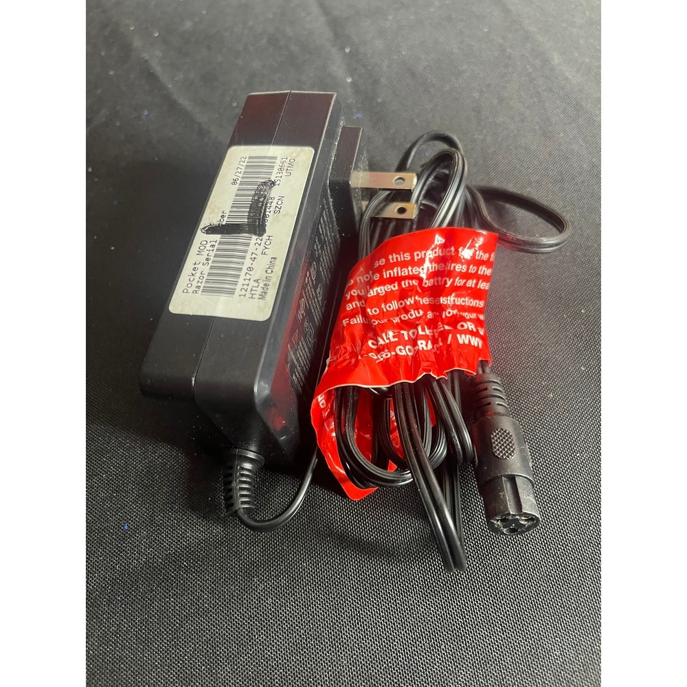 Razor Pocket Mod Electric Scooter Battery Charger 24V 1.5A FY0632401500 3-Pin